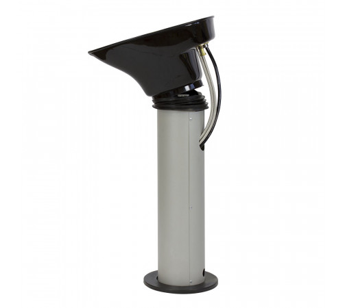 Парикмахерская мойка ЭКО с черной пластиковой раковиной