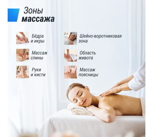 Массажная подушка UNIX Med Relax Pillow Blue