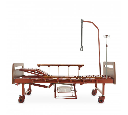 Кровать механическая YG-6 (ММ-2124Д-02) ЛДСП с туалетным устройством и судном, функцией "кардиокресло"