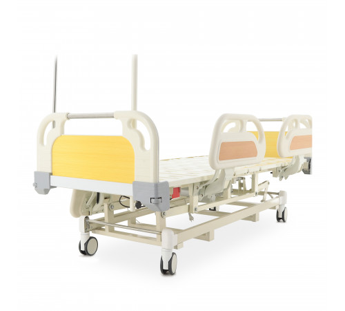 Кровать реанимационная электрическая (5 функций) (МЕ-4019Н-00) с выдвижным ложементом и растоматом CPR+аккумулятор с растоматом