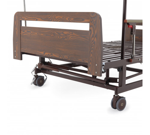 Кровать механическая Е-45А (ММ-5128Н-02) с боковым переворачиванием, туалетным устройством и функцией «кардиокресло»