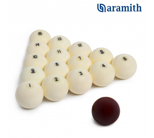 Шары Aramith Premier Pyramid Ø68 мм Красный биток