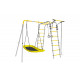 Детский спортивный комплекс для дачи ROMANA Веселая лужайка - 2 (желтый/серый)