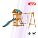 Детский игровой комплекс UNIX Kids (6 in 1) Dark Green