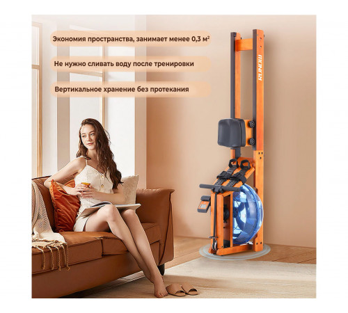 Гребной тренажер DFC RUNOW Golden Wood