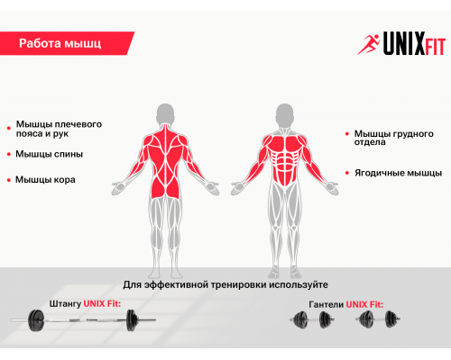 Скамья силовая универсальная UNIX Fit BENCH 110