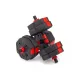 Гантели гексагональные разборные с грифом, 15 кг. (2 шт. х 7,5 кг.) VictoryFit VF-DН150
