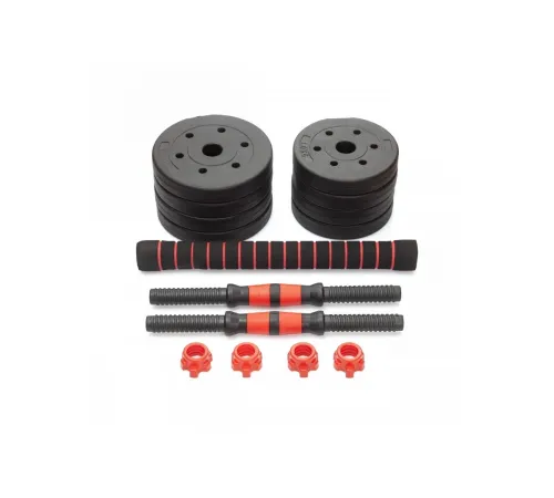 Гантели разборные с грифом, 15 кг. (2 шт. х 7,5 кг.) VictoryFit VF-DС150