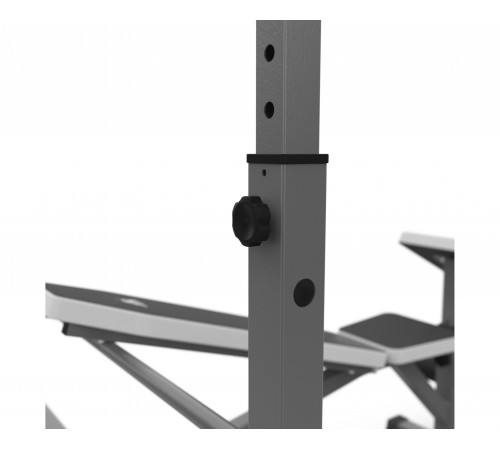 Скамья со стойками под штангу DFC D705