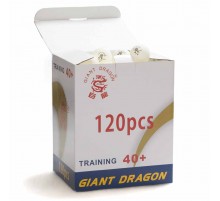 Мячи Dragon Training Silver 1* New (120 шт, бел.) в коробке