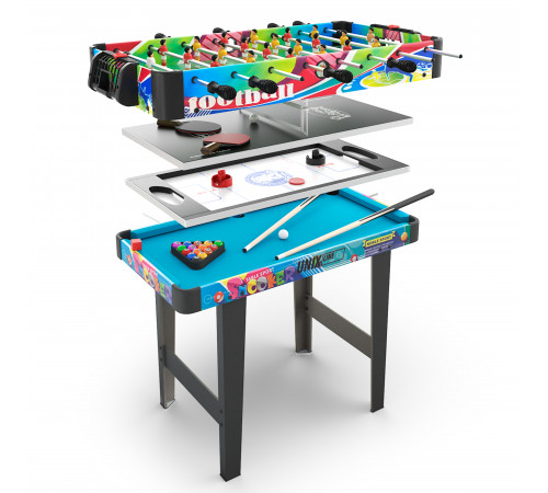 Игровой стол UNIX Line Трансформер 4 в 1 (86х43 cм)