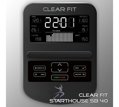 Вертикальный велотренажер Clear Fit StartHouse SB 40