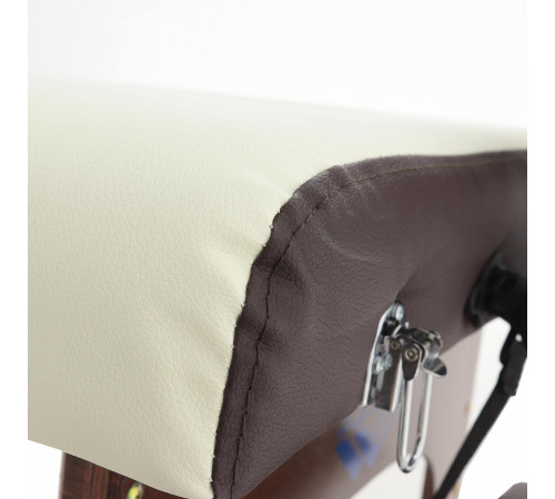 Массажный стол складной деревянный  JF-AY01 3-х секционный (темная рама)