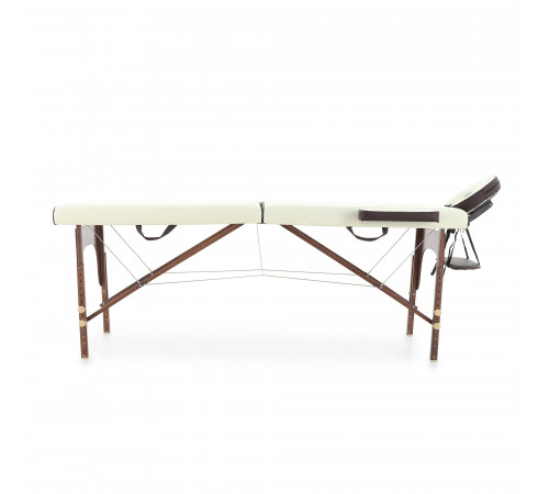 Массажный стол складной деревянный JF-AY01 2-х секционный (темная рама)