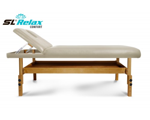 Массажный стол Relax Comfort бежевая кожа