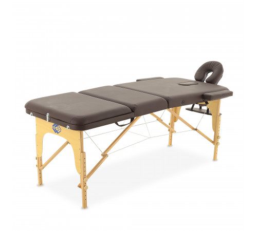 Массажный стол складной деревянный JF-AY01 3-х секционный М/К (МСТ-103Л)
