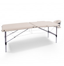 Массажный стол UNIX Мастер / Master 2 секции белый