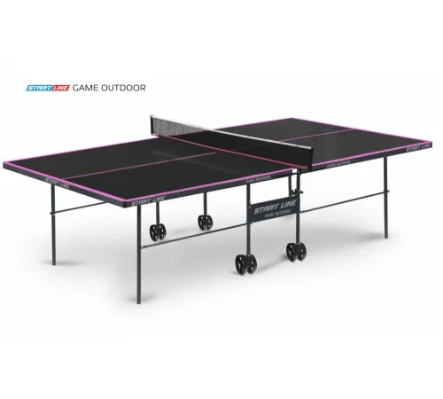 Стол теннисный Game 6 Всепогодный с сеткой Black