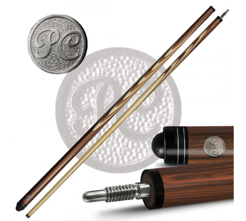 10-7-Р Кий "Классик 17-запильный" 2 РС, палисандр/граб(РС)