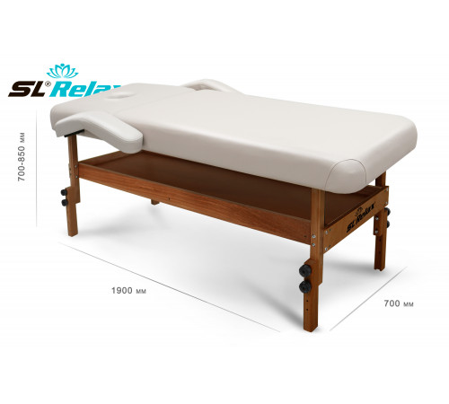 Массажный стол Relax Comfort-М бежевая кожа (№4)