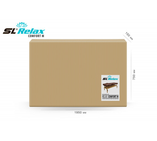 Массажный стол Relax Comfort-М коричневая кожа (№4)