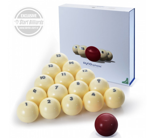 Шары Dynaspheres Prime Pyramid 68 мм Бордовый биток