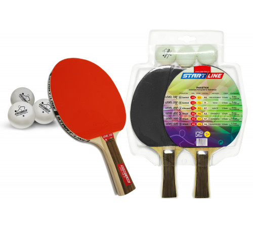 Набор 2 р-ки Level 100, 3 мяча Club Select